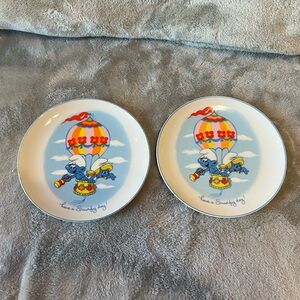 Smurf collectible plates